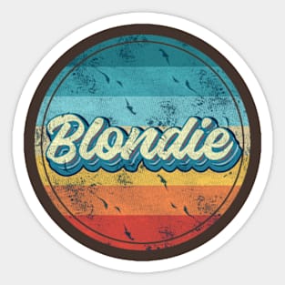 Blondie Band Rock Legend T shirt Sticker